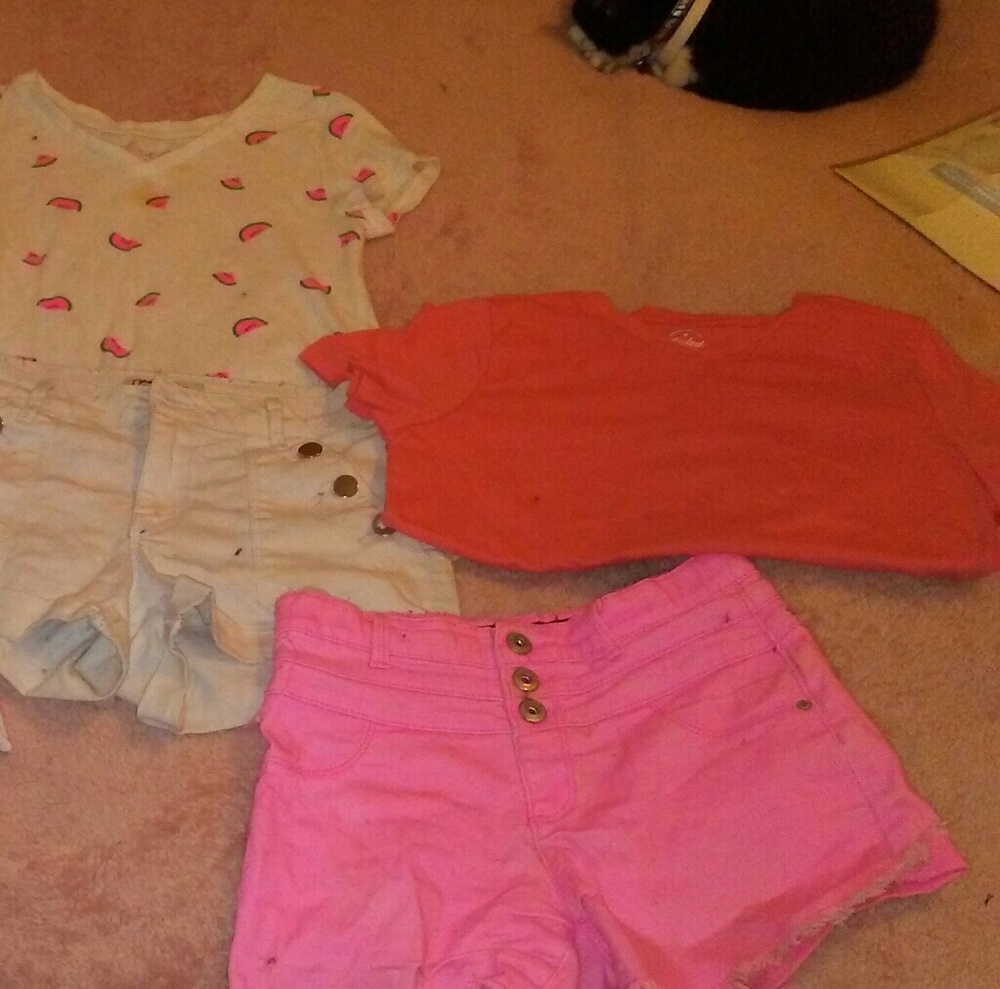 Girls T-tshirt, shorts lot